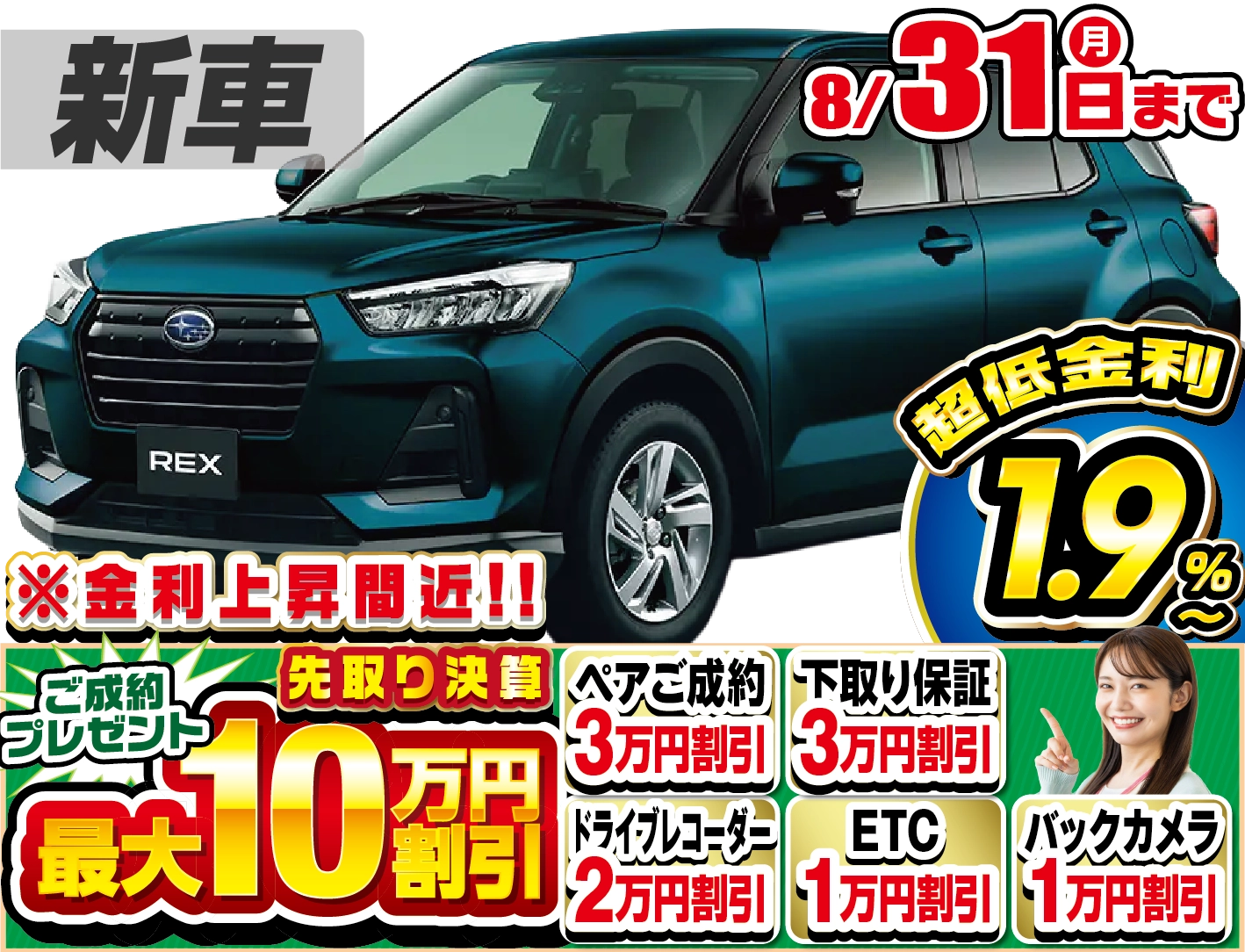 スバル レックス 新車
