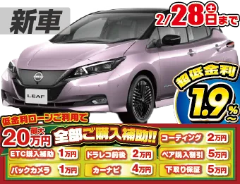 <br />
<b>Warning</b>:  Undefined variable $cf_recommend_CarGrade in <b>/home/cesup/suv-compactcar.com/public_html/cms2024/wp-content/themes/original/template/parts/pt-carlist-newcarbox.php</b> on line <b>11</b><br />
日産リーフ