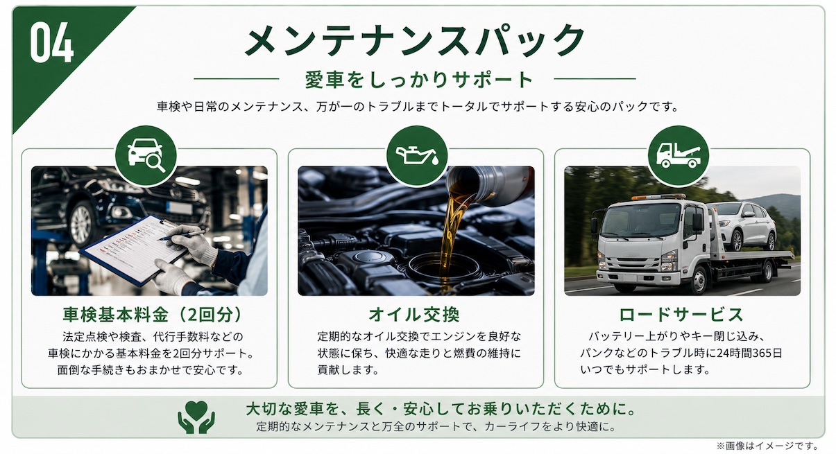 メンテナンスパック