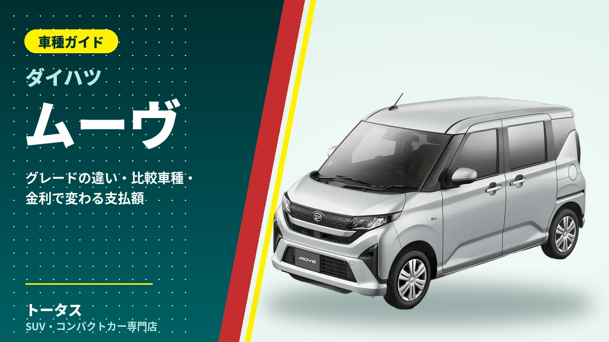 ダイハツ ムーヴの外観(車種ガイドのアイキャッチ)