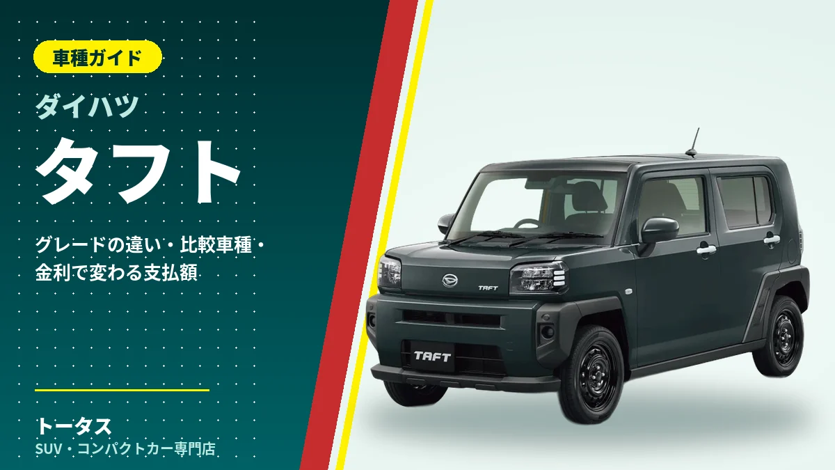 ダイハツ タフトの外観（車種ガイドのアイキャッチ）
