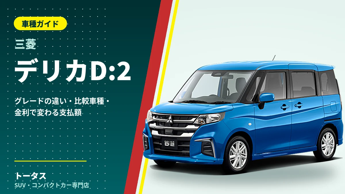 三菱 デリカD:2の外観（車種ガイドのアイキャッチ）
