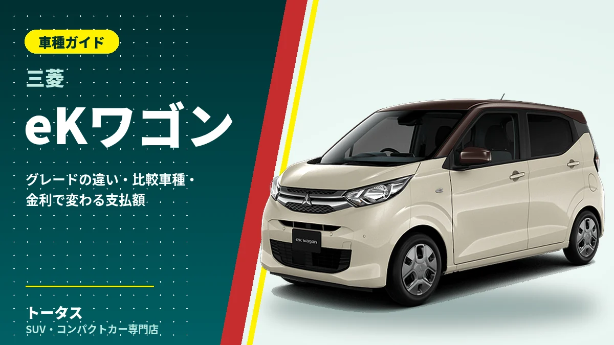 三菱 eKワゴンの外観(車種ガイドのアイキャッチ)