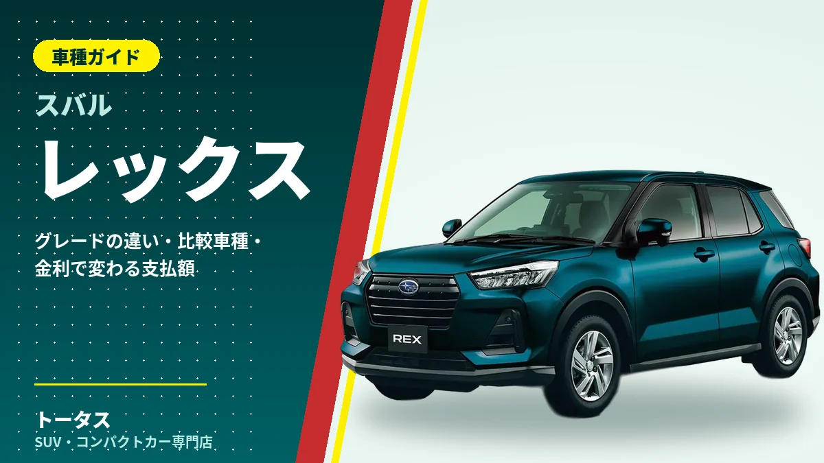 スバル レックスの外観（車種ガイドのアイキャッチ）
