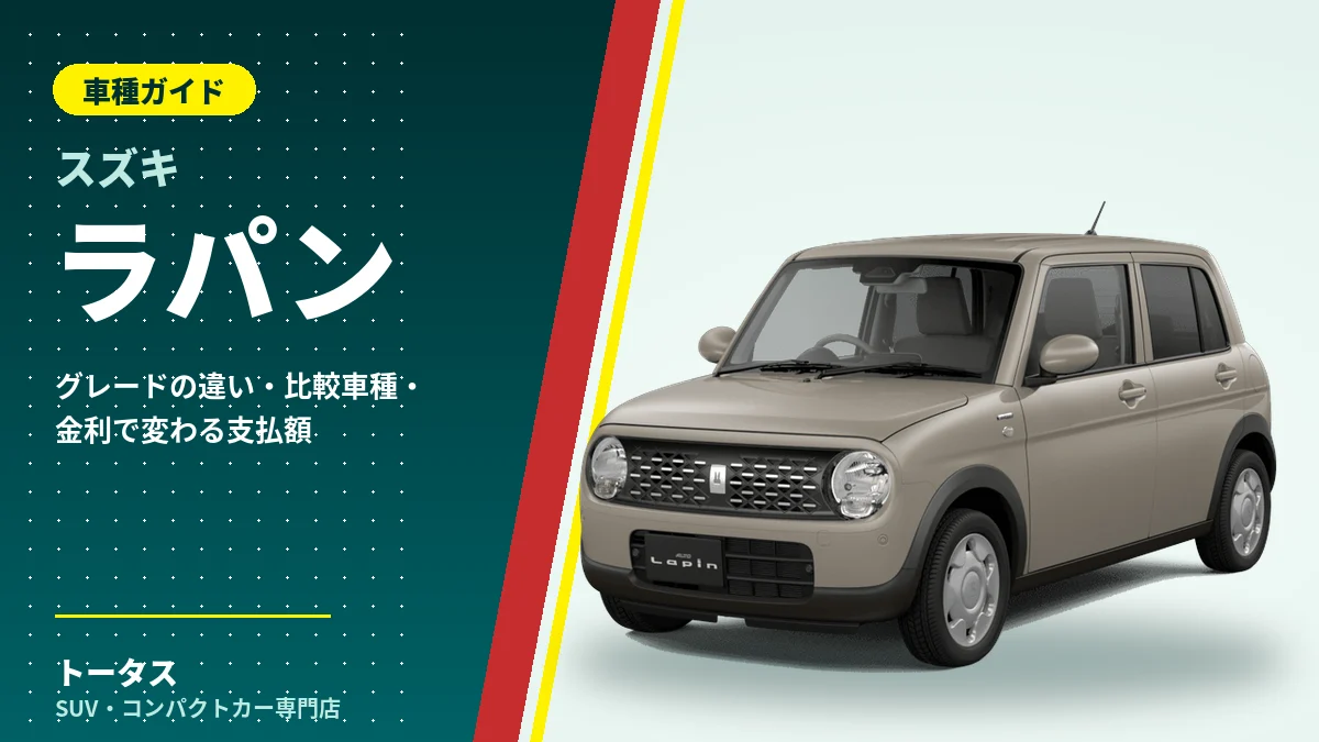 スズキ ラパンの外観（車種ガイドのアイキャッチ）