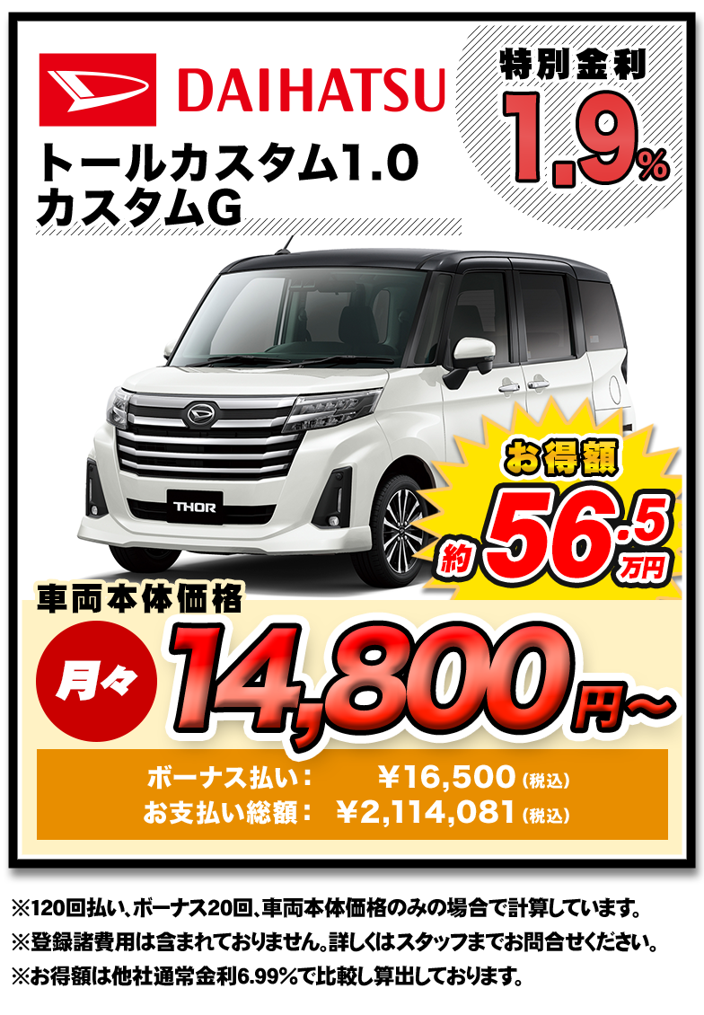 トールカスタム